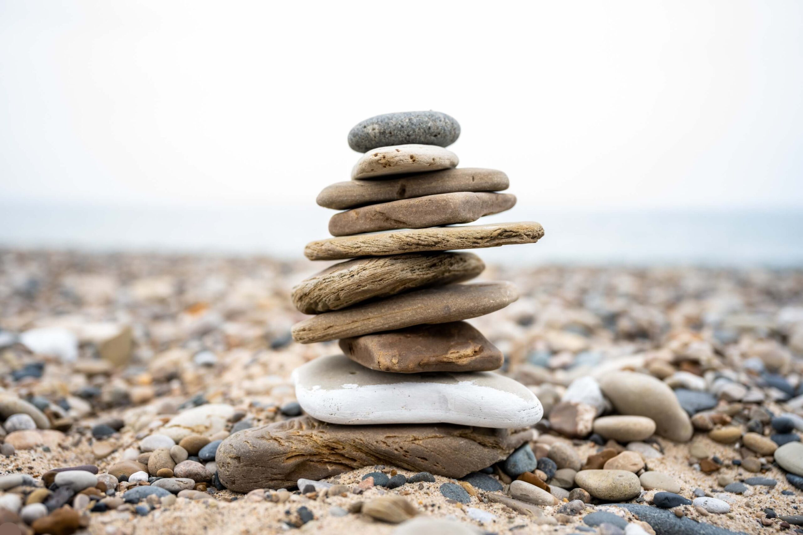 A rock cairn - an illustration of perfectionism